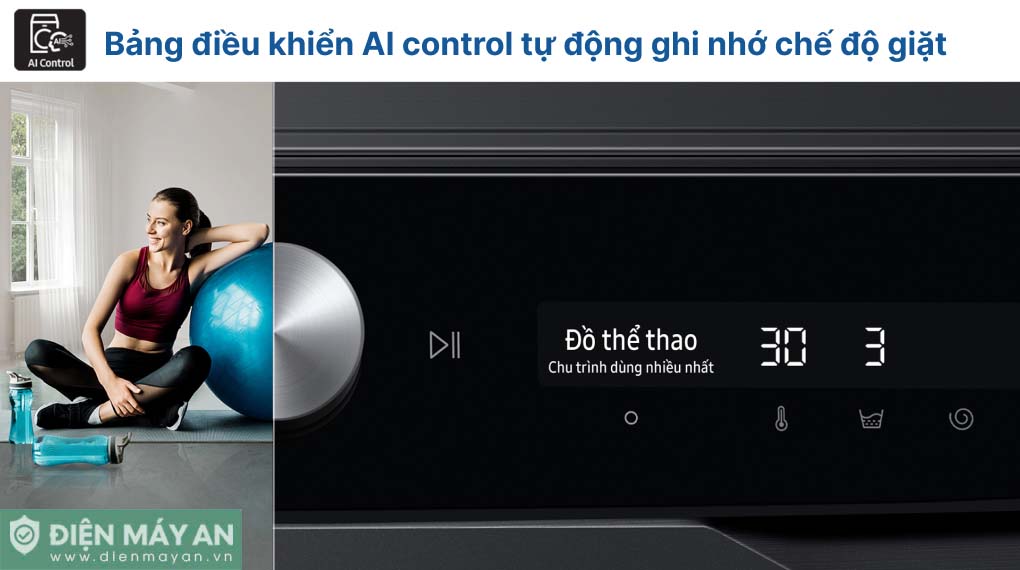 Máy Giặt Samsung AI Inverter 10kg WW10T634DLX/SV